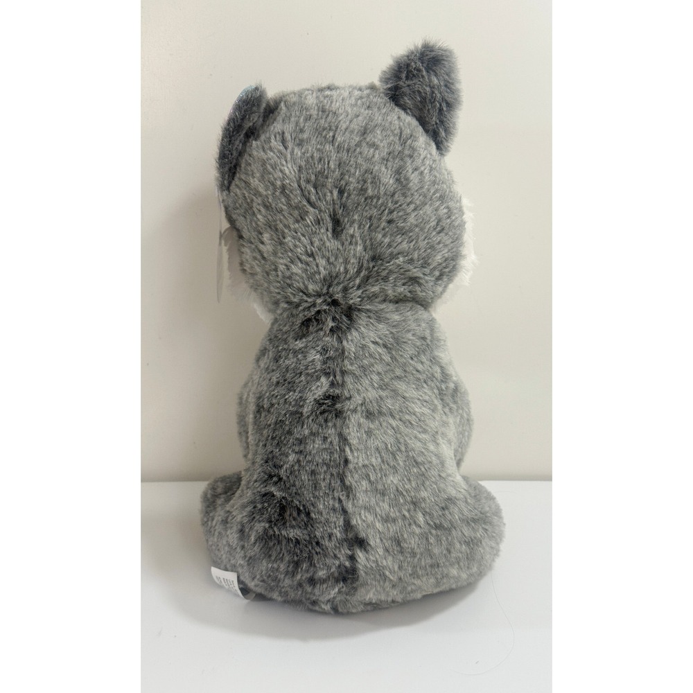 A&A Global Gray White Plush 12" Dog NEW‎ WITH TAGS - Picture 3 of 6